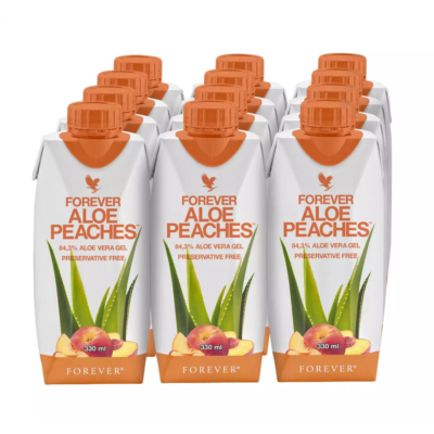 Une boîte de pêches Aloe Mangue - Tripack.
