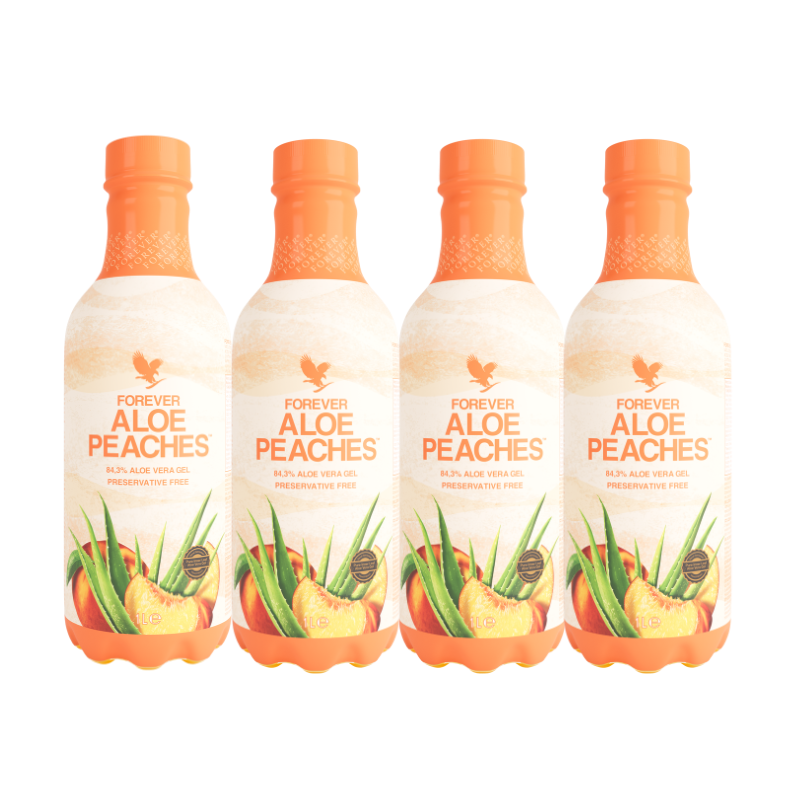4-Pack Forever Aloe Pêche